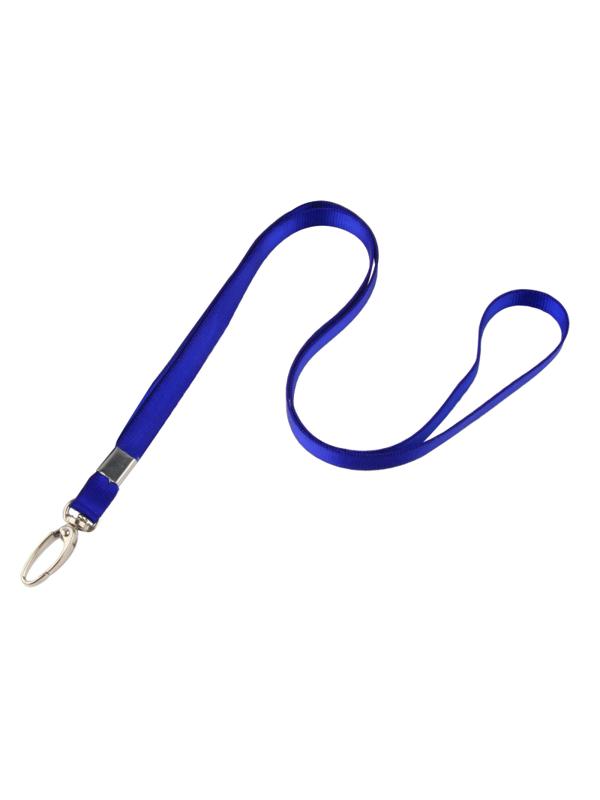 Держатель для бейджа Attache Economy на карабине голубой, 5 шт. в уп