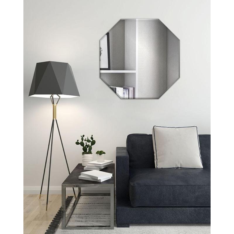 Зеркало KD_ настенное Комус с фацетом 600Х600 октагон