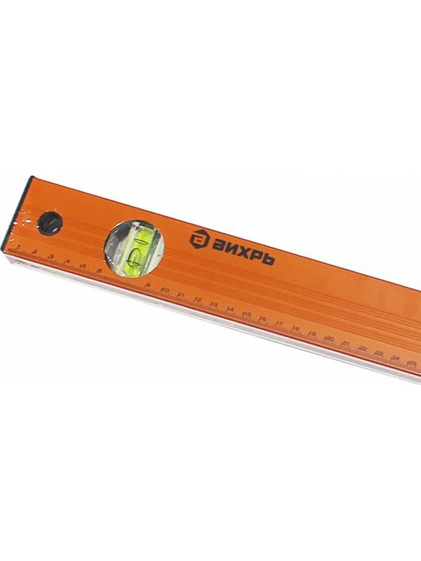 Уровень алюминиевый 1800мм фрезерованный 3 глазка Вихрь 73/11/4/7