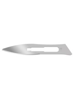 Лезвие для скальпеля из углеродистой стали, №18, 0601-01-18