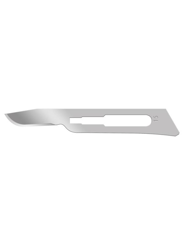 Лезвие для скальпеля из углеродистой стали, №15, 0601-01-15