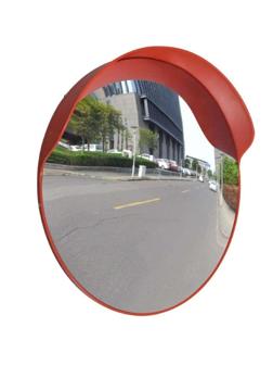 Зеркало дорожное сферическое, уличное 600 мм, с козырьком