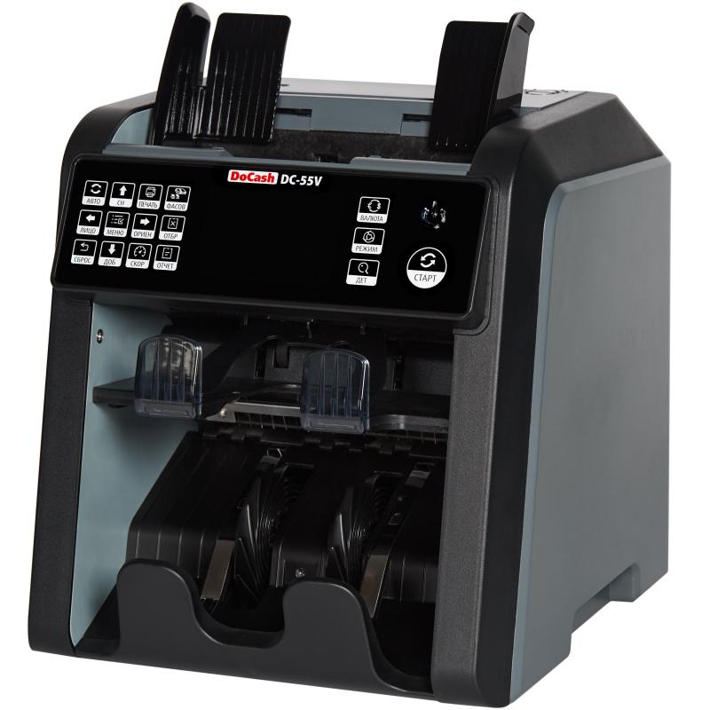 Счетчик банкнот двухкарманный DoCash DC-55V