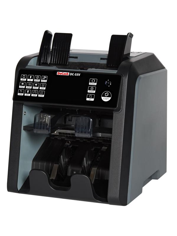 Счетчик банкнот двухкарманный DoCash DC-55V