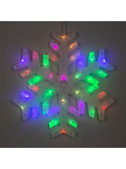 Фигура светодиодная Снежинка 40 см, мульти (RG/RB) 1077221