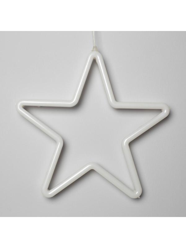 Фигура светодиодная Звезда 28 см, теп бел 5060083