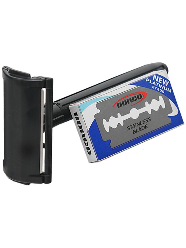 Бритва Dorco PL602 классическая Т-образная  уп./2 смен. лезвия