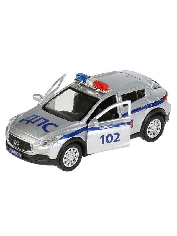 Игрушка ПОЛИЦИЯ Технопарк INFINITI QX30 12см мет, QX30-P-SL