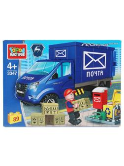 Конструктор Город мастеров ГАЗЕЛЬ NEXT ПОЧТОВАЯ СЛУЖБА 89дет/наб 3347-KK