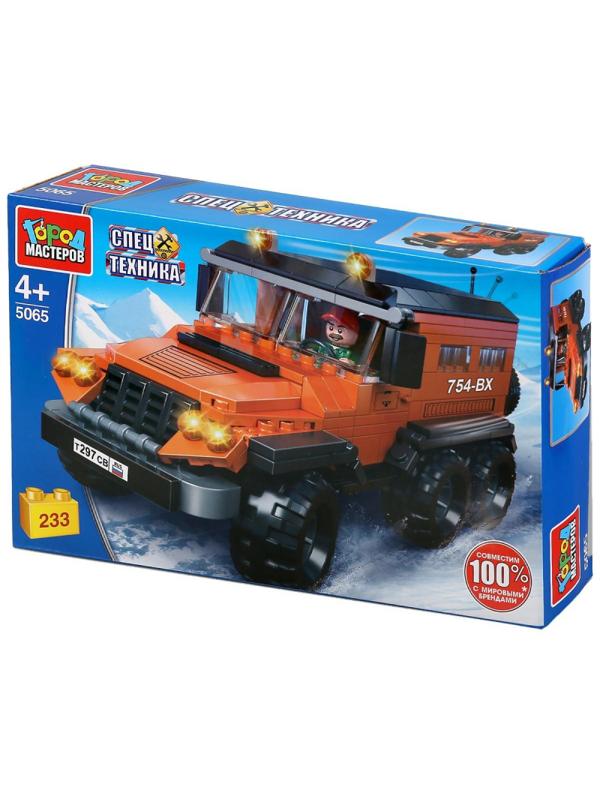 Конструктор Город мастеров БОЛОТОХОД ТРЭКОЛ 233дет/наб 5065-UU