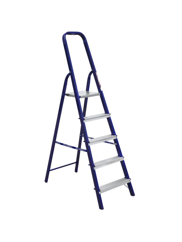 Стремянка Алюмет стальная окрашенная с алюминиевыми ступенями  5 ст. М8405