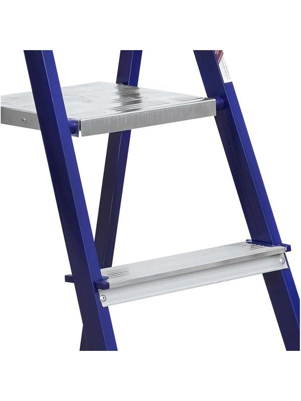 Стремянка Алюмет стальная окрашенная с алюминиевыми ступенями  5 ст. М8405