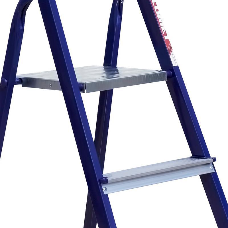 Стремянка Алюмет стальная окрашенная с алюминиевыми ступенями  6 ст. М8406