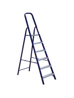Стремянка Алюмет стальная окрашенная с алюминиевыми ступенями  6 ст. М8406