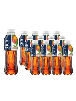 Чай холодный Riсh черный со вкусом персика 0,5л. ПЭТ 12шт/уп