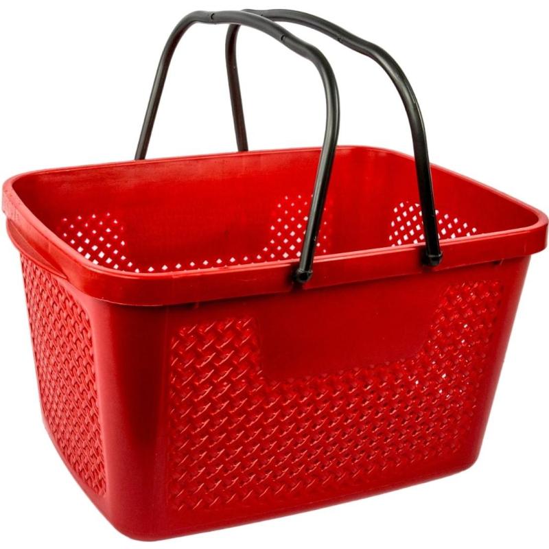 Корзина покупательская UNI_0220908 красный 285х400х230