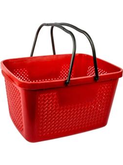 Корзина покупательская UNI_0220908 красный 285х400х230