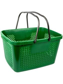 Корзина покупательская UNI_0220908 зеленый 285х400х230