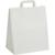 Пакет бумажный 320х200х370 мм 80гр, с плоскими ручками, белый, 200шт/уп