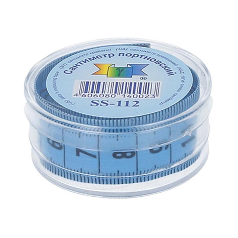 Сантиметр Gamma в футляре пластик 150см х 2см, цв в ассорт SS-112