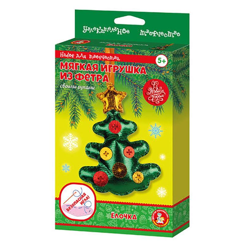 Набор для шитья игрушки мягкой из фетра Елочка 04255