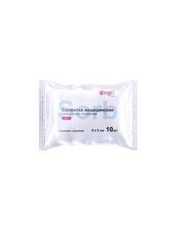 Перевяз. ср-ва Салфетки сорб. марл. мед. стер. 5x5 10шт/уп, 8 сл. Angel