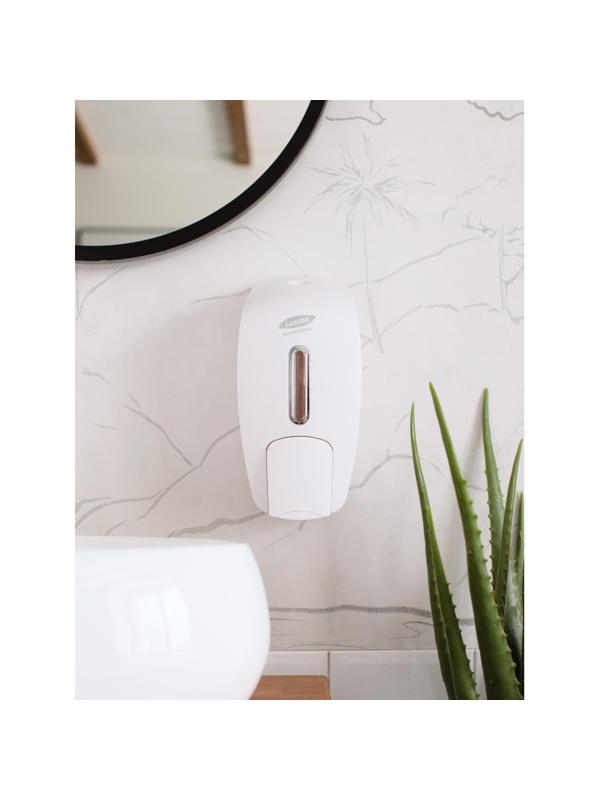 Дозатор для жидкого мыла Luscan Prof Etalon 800мл белый 151051