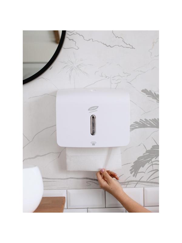 Диспенсер для полотенец лист Luscan Prof Etalon Z-слож белый 151060