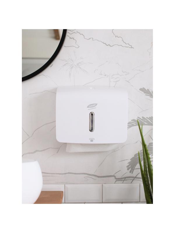 Диспенсер для полотенец лист Luscan Prof Etalon Z-слож белый 151060