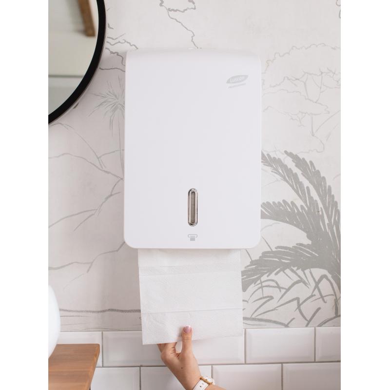 Диспенсер для полотенец лист Luscan Prof Etalon Z-слож maxi белый 151061