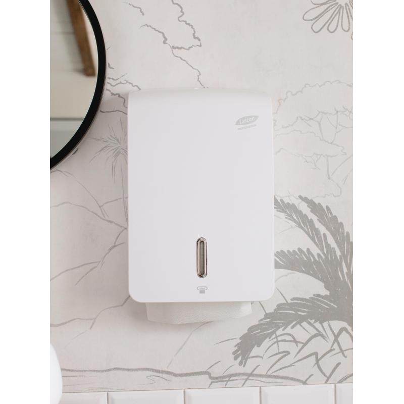 Диспенсер для полотенец лист Luscan Prof Etalon Z-слож maxi белый 151061