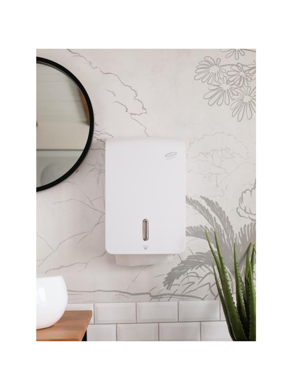 Диспенсер для полотенец лист Luscan Prof Etalon Z-слож maxi белый 151061