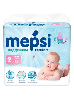 Подгузники для детей MEPSI S (4-9кг) 27 шт/уп