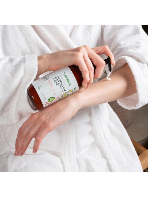 Крем для рук и тела SYNERGETIC Пачули и ароматный бергамот 380 мл