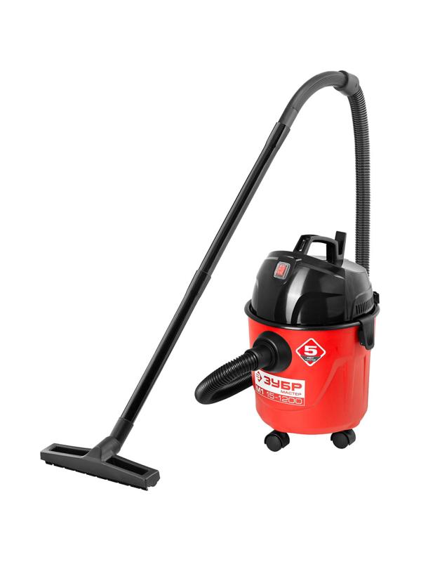 Пылесос строительный ЗУБР 1200 Вт, 15л (ПУ-15-1200 М1)