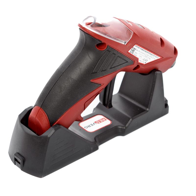 Пистолет клеевой аккумуляторный REDVERG RD-GG3,6V, d7мм, 1.5Ач (6632719)