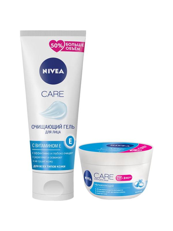 Подарочный набор Nivea гель д/ум 225 мл, крем д/лица 100 мл 48125-00517-01