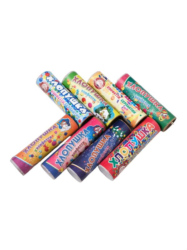 Хлопушка МИКС 10 см, 4697883