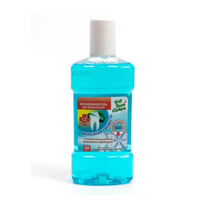 Ополаскиватель для полости рта Для всей семьи мороз.свеж.350мл 2767