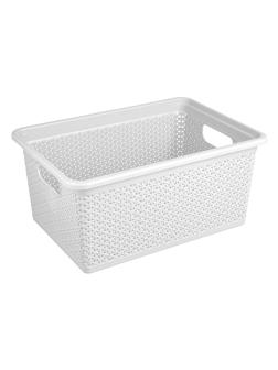 Контейнер универсальный Wenge прямоугольная 15л, 398х273х172 мм (св-серый)