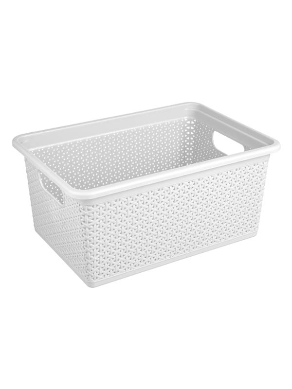 Контейнер универсальный Wenge прямоугольная 15л, 398х273х172 мм (св-серый)