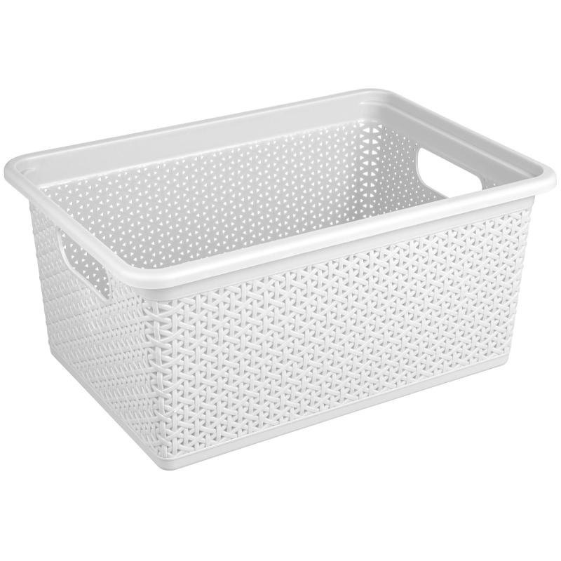 Контейнер универсальный Wenge прямоугольная 20л, 430х300х200 мм (св-серый)