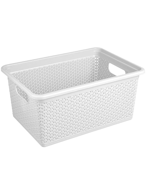 Контейнер универсальный Wenge прямоугольная 20л, 430х300х200 мм (св-серый)