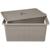 Контейнер универсальный Wenge прямоуг. 20л, 430х300х205мм с крышкой (серый)