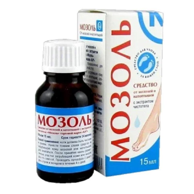 Средство от мозолей и натоптышей для ног Мозоль Ка с экст.чистотела 15 мл