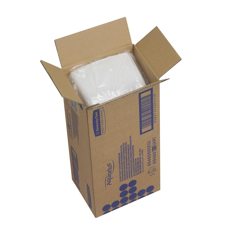 Диспенсер для туалетной бумаги в пачках Aquarius белый 6946