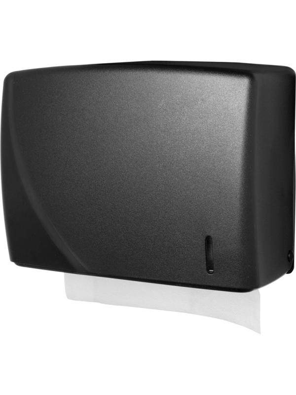 Диспенсер для полотенец лист V-слож черный R-1318B