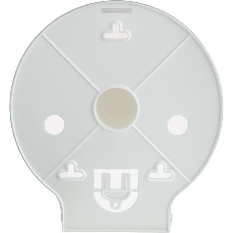 Диспенсер для туалетной бумаги рул мини белый прозр R-1310TW