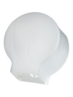 Диспенсер для туалетной бумаги рул мини белый прозр R-1310TW