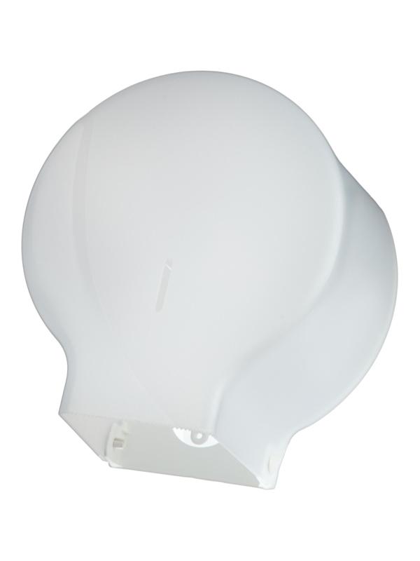 Диспенсер для туалетной бумаги рул мини белый прозр R-1310TW